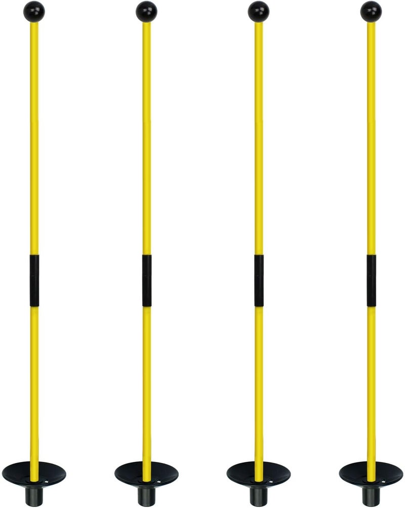 Crestgolf 4PCS Golf Flagstick - Portable Design, Practice Putting Green Flag Stick for Yard - Golf Pole Pin Flagpole - Image 1